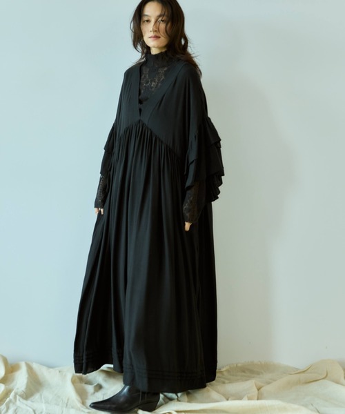 Libra Cue ワンピース 2wayカフタンワンピース : ZOZOTOWN Yahoo