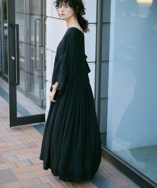 Libra Cue ワンピース 2wayカフタンワンピース : ZOZOTOWN Yahoo