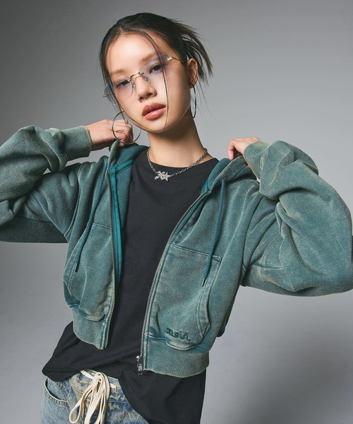 パーカー DUSTY COMPACT ZIP UP SWEAT HOODIE レディース