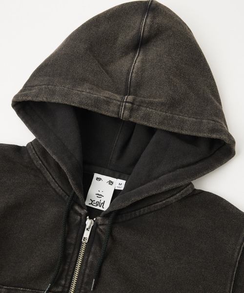 パーカー DUSTY COMPACT ZIP UP SWEAT HOODIE レディース X-girl パーカー DUSTY COMPACT ZIP UP SWEAT HOODIE レディース