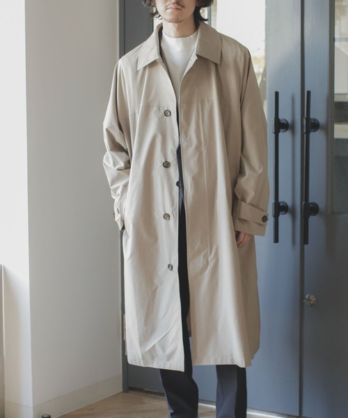 NANO universe（ナノ・ユニバース） ステンカラーコート M ベージュ