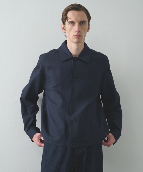 STUDIOUS（ステュディオス） シャツ 「STUDIOUS」SHEER SHIRTS BLOUSON