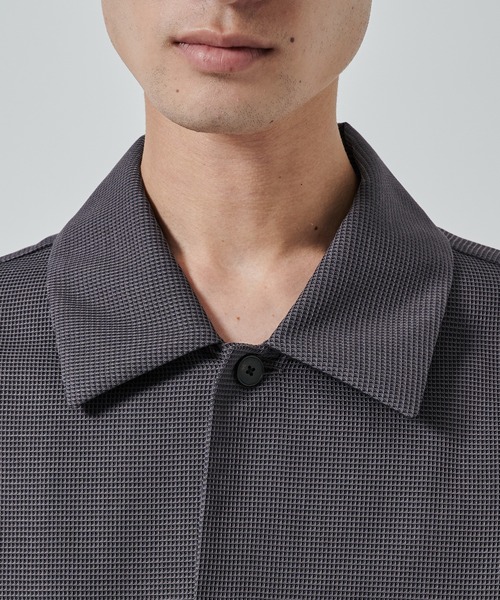 STUDIOUS（ステュディオス） シャツ 「STUDIOUS」SHEER SHIRTS BLOUSON