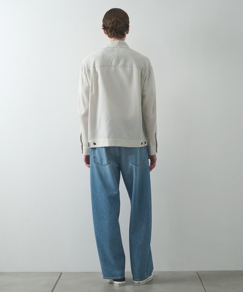 STUDIOUS（ステュディオス） シャツ 「STUDIOUS」SHEER SHIRTS BLOUSON