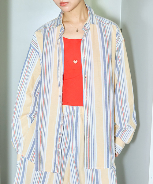 ブラウス シャツ 「BASERANGE」CLAUDE SHIRT/シャツ レディース BASERANGE ブラウス シャツ CLAUDE SHIRT SHCL-PO-SU25：シャツ
