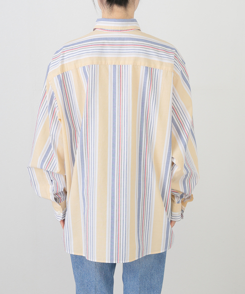 ブラウス シャツ 「BASERANGE」CLAUDE SHIRT/シャツ レディース Claude シャツ in Assortment | オーガニックコットン・ポプリン