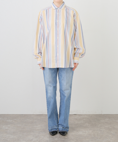 ブラウス シャツ 「BASERANGE」CLAUDE SHIRT/シャツ レディース BASERANGE ブラウス シャツ CLAUDE SHIRT SHCL-PO-SU25：シャツ