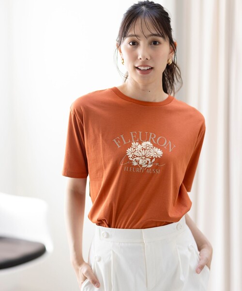 ANY SIS（エニィスィス） tシャツ 「洗える」ロゴ刺繍 Tシャツ