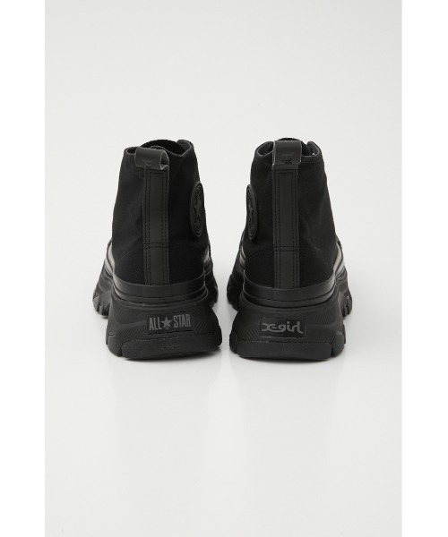 Converse ハイカットスニーカー 黒 X-girl コラボ　25.5センチ コンバース CONVERSE X-girl エックスガール コラボ