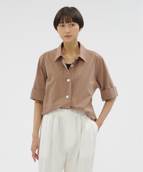 MARGARET HOWELL（マーガレットハウエル） ブラウス シャツ MELANGE