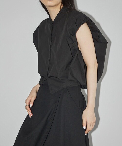TODAYFUL 半袖ブラウス TODAYFUL 「TODAYFUL」 半袖ブラウス FREE ブラック レディース