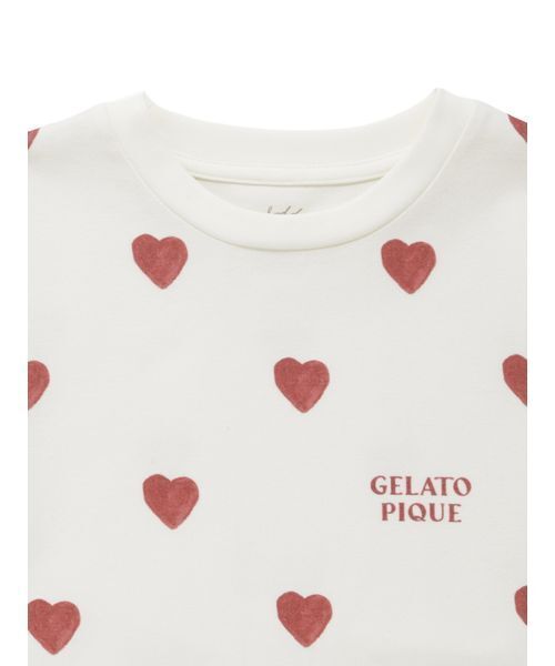 ◆デニーローズ◆人気のハート柄パッチワークロゴ！黒コットンストレッチＴシャツ！Ｓ ◇デニーローズ◇人気のハート柄パッチワークロゴ！黒コットン