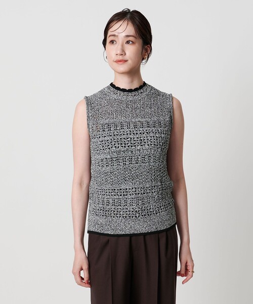 新品未使用☆UNITED ARROWS☆レディースニット BEAUTY＆YOUTH UNITED ARROWS ニット セーター メッシュ