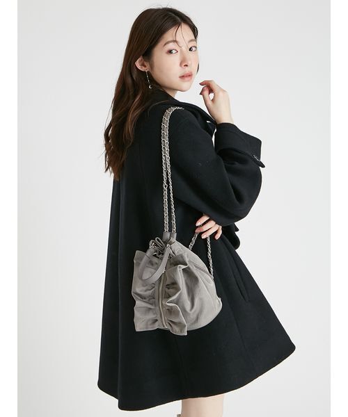 チェーンショルダーフリルサック CELFORD ショルダーバッグ バッグ チェーンショルダーフリルサック