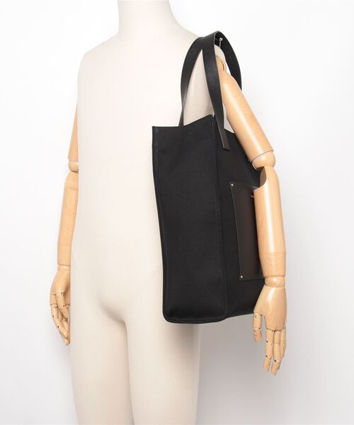 CULLNI（クルニ） トートバッグ Leather Pocket Canvas Tote メンズ