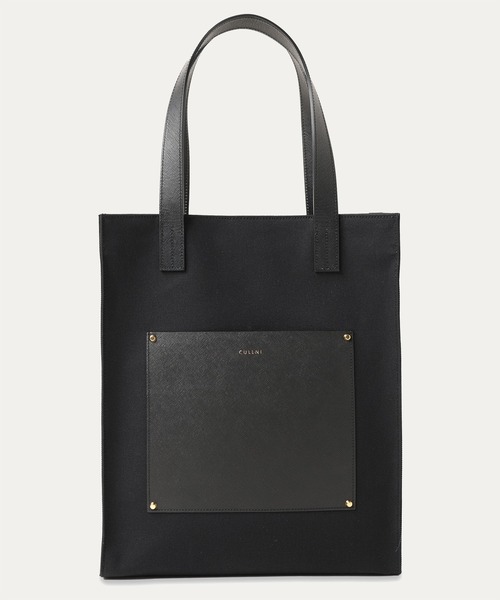 CULLNI（クルニ） トートバッグ Leather Pocket Canvas Tote メンズ