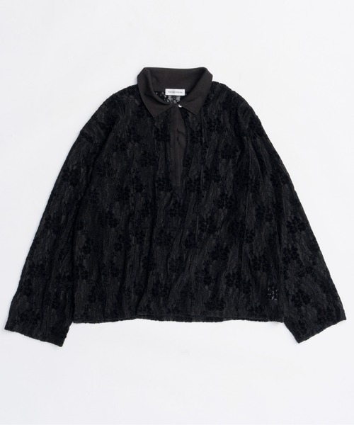 【完売品】新品 MAISON SPECIAL レースルーズトップス MAISON SPECIAL（メゾンスペシャル） tシャツ Lace Loose Tops/レース