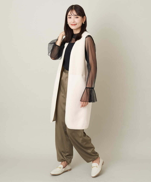 「a.v.v」 カーゴパンツ 38 チャコールグレー レディース