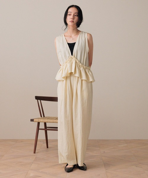 lowrys farmオールインワン最新（リボン取り外し可能） LOWRYS FARM｜バックリボンオールインワン | Rakuten Fashion