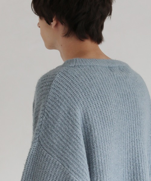 「LILL」 長袖ニット X-LARGE ブルー メンズ_画像7