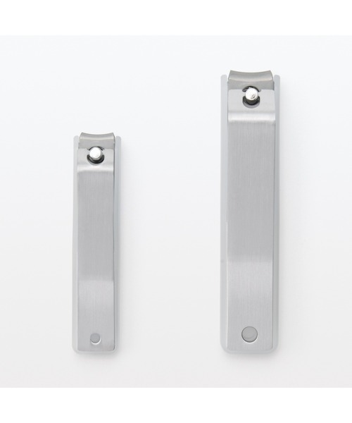 爪切り ホワイト ステンレス製 無印良品（MUJI） ネイル ステンレス爪切り S／PPカバー付