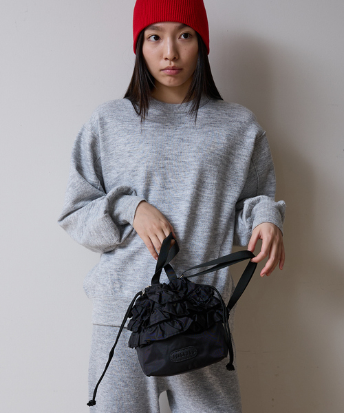 NOMINE（ノミネ） トートバッグ 「MISFITS」2WAYフリル 巾着 トート