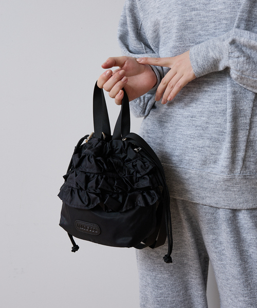 NOMINE（ノミネ） トートバッグ 「MISFITS」2WAYフリル 巾着 トート