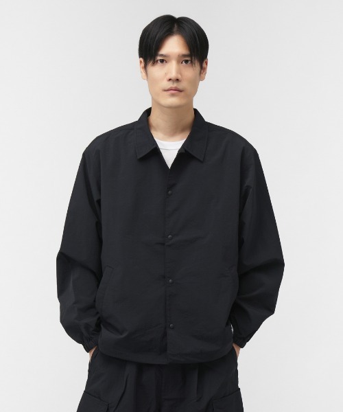 NEW ERA（ニューエラ） ナイロンジャケット NYLON COACH JK BLK メンズ