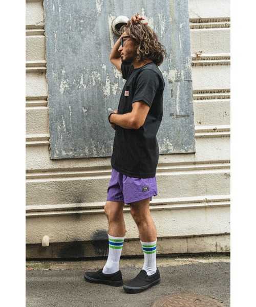 「BIG MIKE」 ショートパンツ LARGE コーラルピンク メンズ_画像6