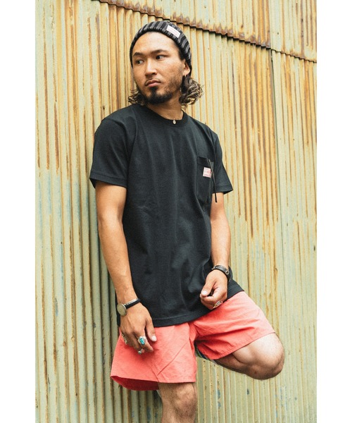 「BIG MIKE」 ショートパンツ LARGE コーラルピンク メンズ_画像8