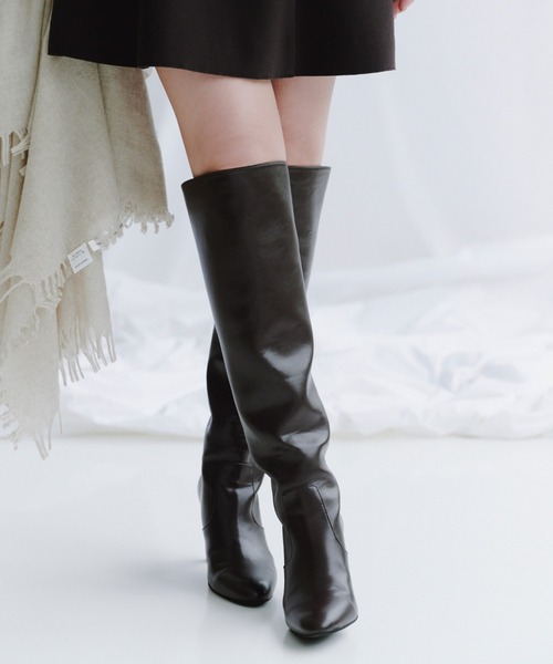 anuans（アニュアンス） ブーツ ニーレングスブーツ レディース