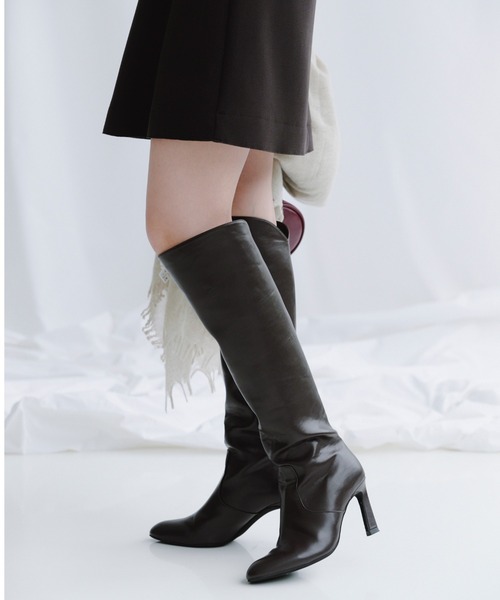anuans（アニュアンス） ブーツ ニーレングスブーツ レディース
