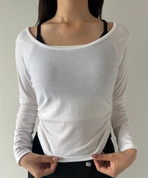 Geeong（ジーオン） tシャツ 「ZOZO限定」バイカラー インナー 