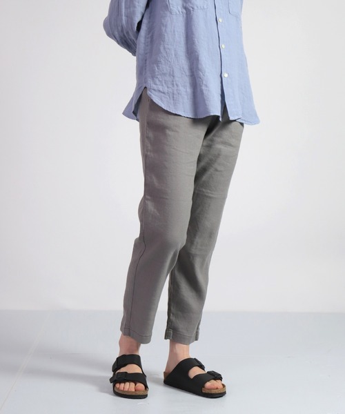 「D.M.G.」 パンツ M ネイビー レディース_画像6