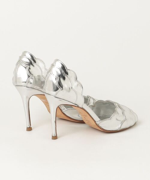 「TSURU by Mariko Oikawa」 ヒールサンダル 36 シルバー レディース_画像2