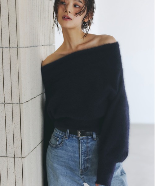 anuans（アニュアンス） ニット セーター ラクーンフォックス