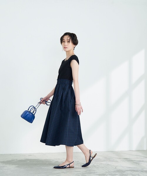 「NOLLEY'S」 ドッキングワンピース 1 ブルー系その他7 レディース_画像3