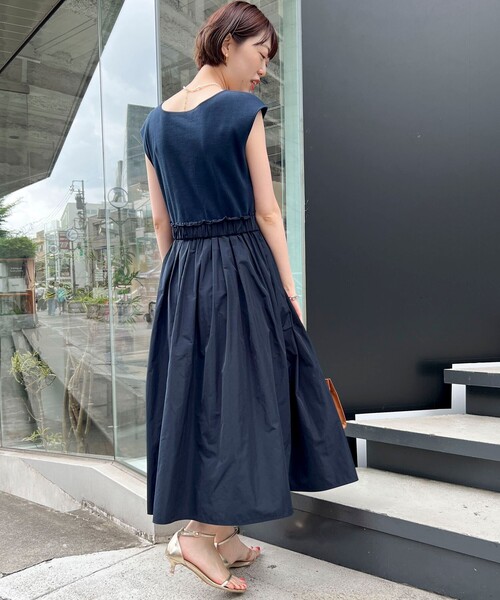 「NOLLEY'S」 ドッキングワンピース 1 ブルー系その他7 レディース_画像9