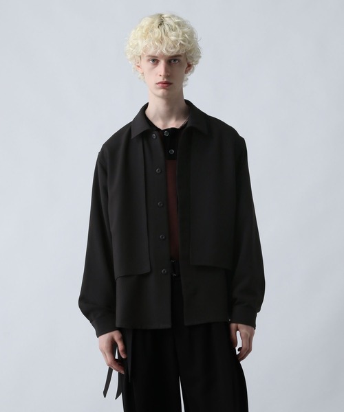 HARE（ハレ） シャツ 「SET UP対応」ダブルウィーブフラシコードシャツ