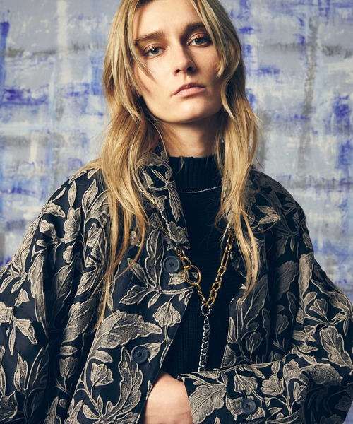 MAISON SPECIAL（メゾンスペシャル） ステンカラーコート 2 ネイビー