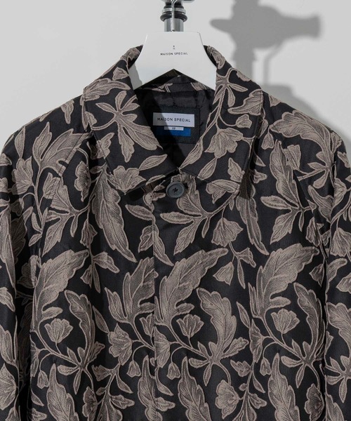 MAISON SPECIAL（メゾンスペシャル） ステンカラーコート 2 ネイビー