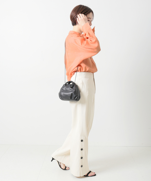 「journal standard L'essage」 長袖ブラウス FREE ホワイト レディース_画像10