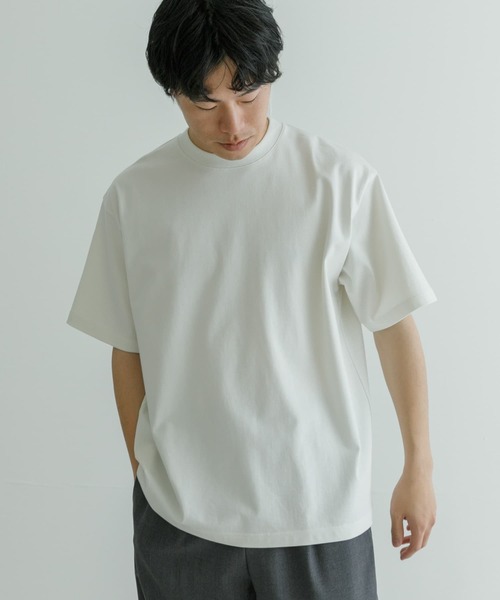 「ATON」 半袖Tシャツ 4 グリーン系その他 メンズ_画像3