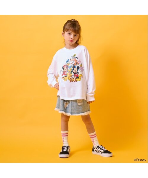 Disney / キッズ他 X-girl Stages（エックスガールステージス） tシャツ 「DISNEY