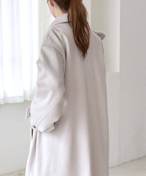 quaranciel ステンカラーコート コート quaranciel: PURE WOOL