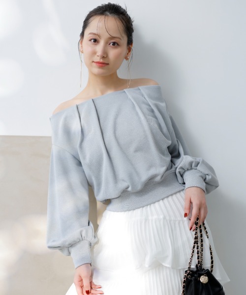 SNIDEL（スナイデル） スウェットカットソー FREE ホワイト レディース