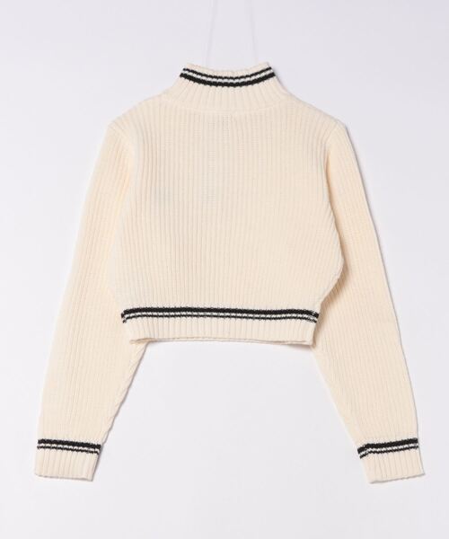 「EVRIS」 長袖ニット FREE ネイビー レディース_画像2