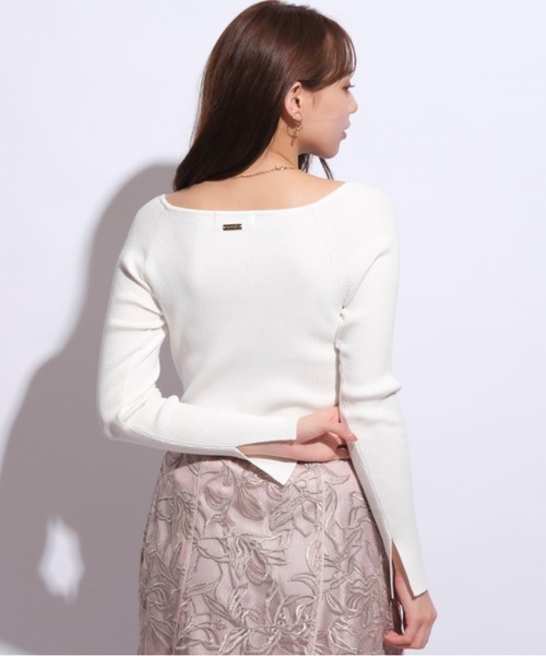 「Mystrada」 長袖ニット 38 ブラック レディース_画像2