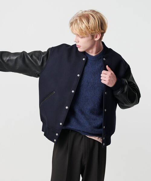 BEAUTY&YOUTH HI―LINE エレガント バーシティ ジャケット M BEAUTY＆YOUTH UNITED ARROWS コート ジャケット HI-LINE エレガント