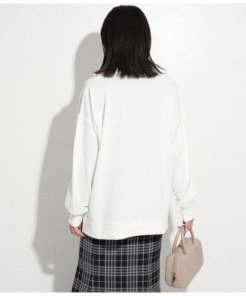 「ANAP」 スウェットカットソー FREE グレー レディース_画像4